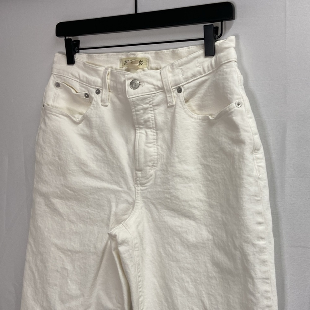 Madewell White Women's Flare Jeans - Picture 3 of 8
